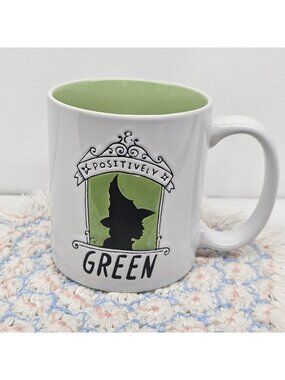 Wicked Movie 21oz Mug Positively Green Elphaba Glinda Stoneware Zak Designs